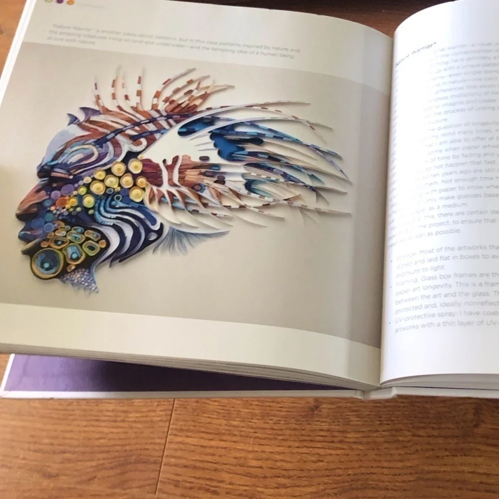 Painting with Paper: Paper on the Edge hardcover book coffee table